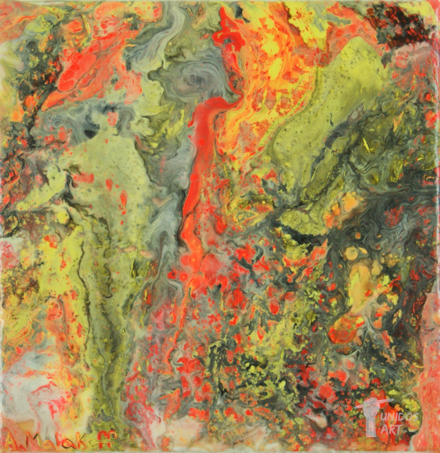 Nectar & Honeybees - Original Painting