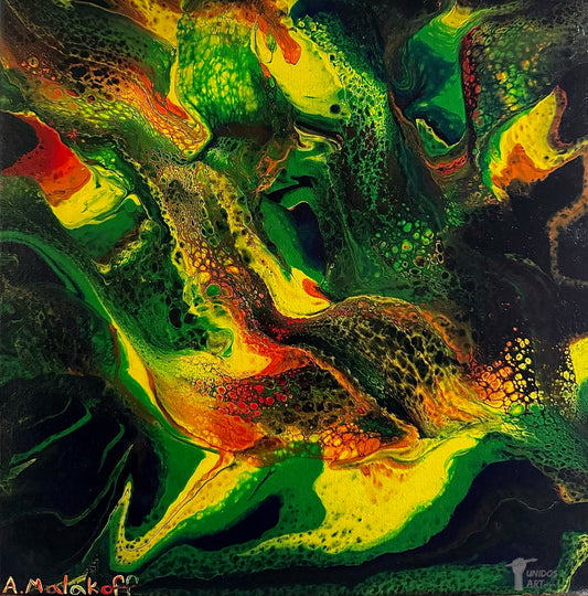 The Rhythm Echoes in You - Original Painting