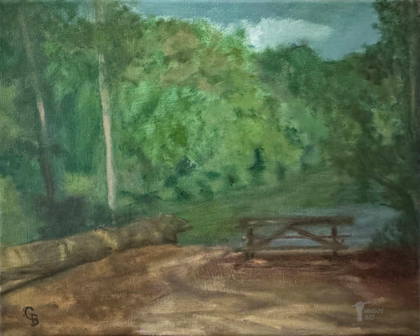 View at Sand Lake - Original Painting